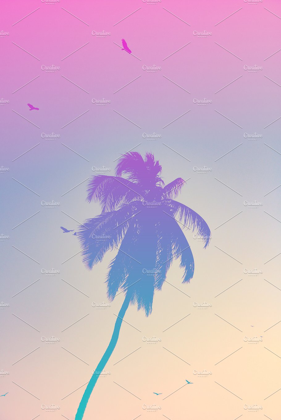 80S Palm Trees Wallpapers