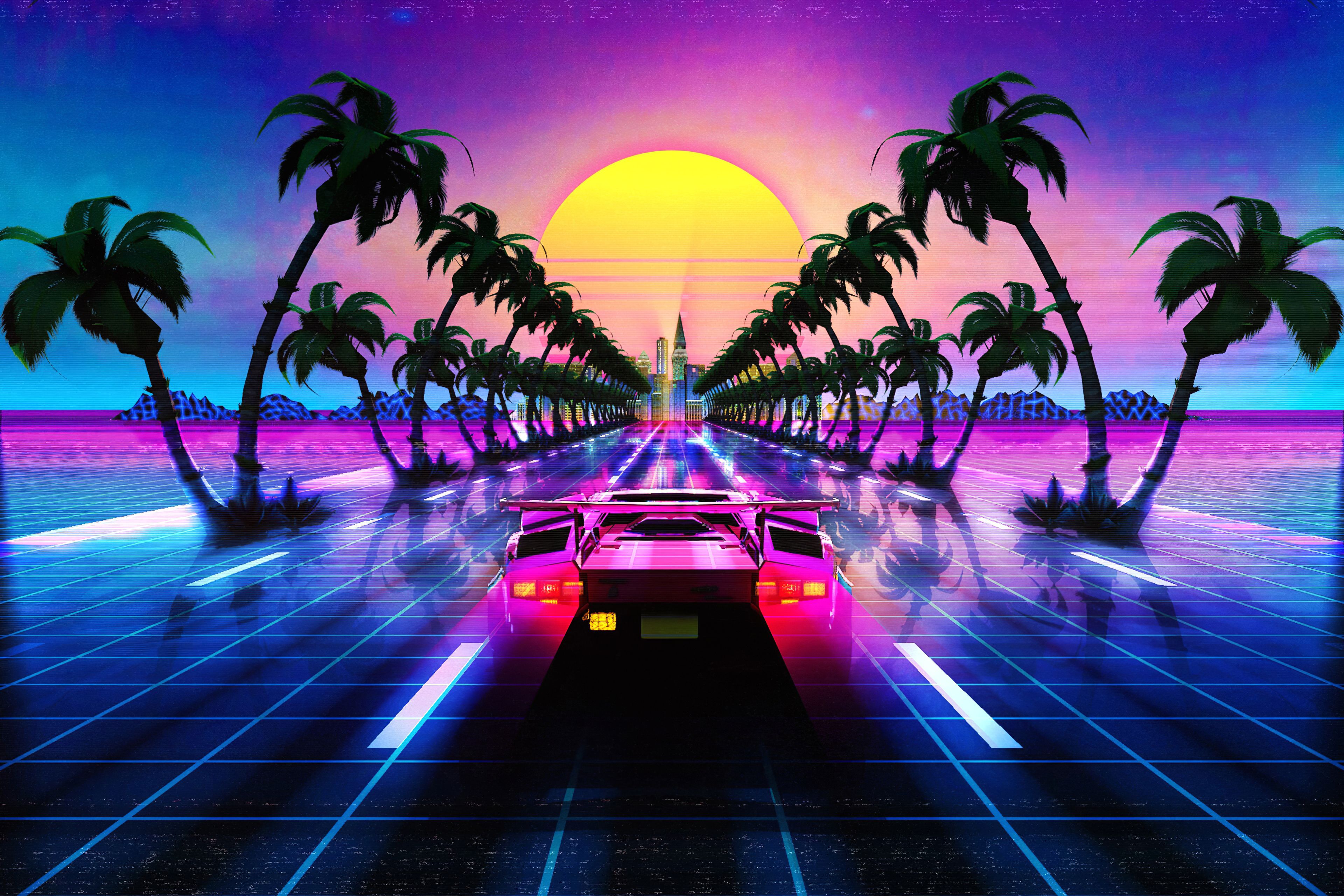 80S Palm Trees Wallpapers