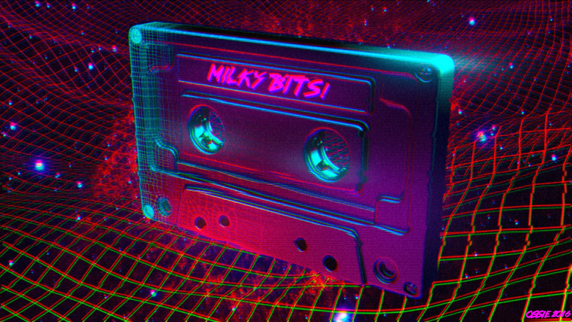 80S Retro Neon Light Wallpapers