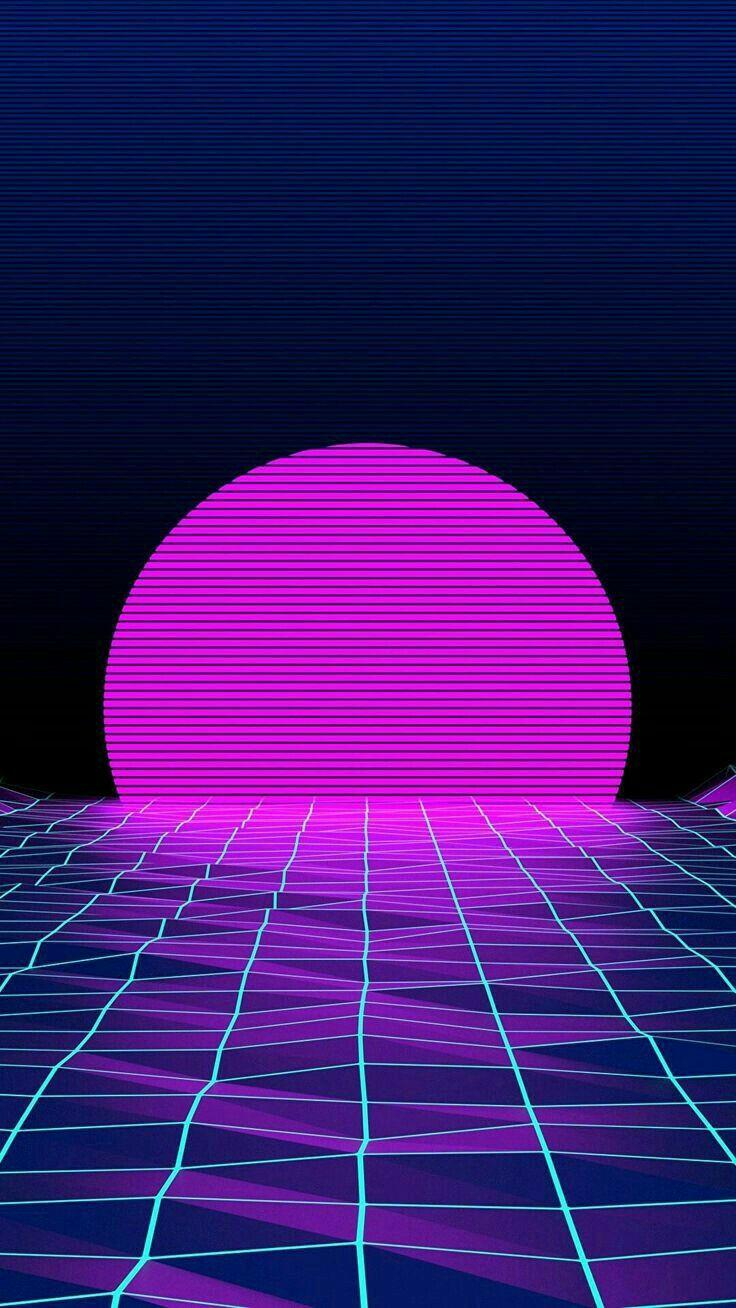 80S Retro Neon Light Wallpapers