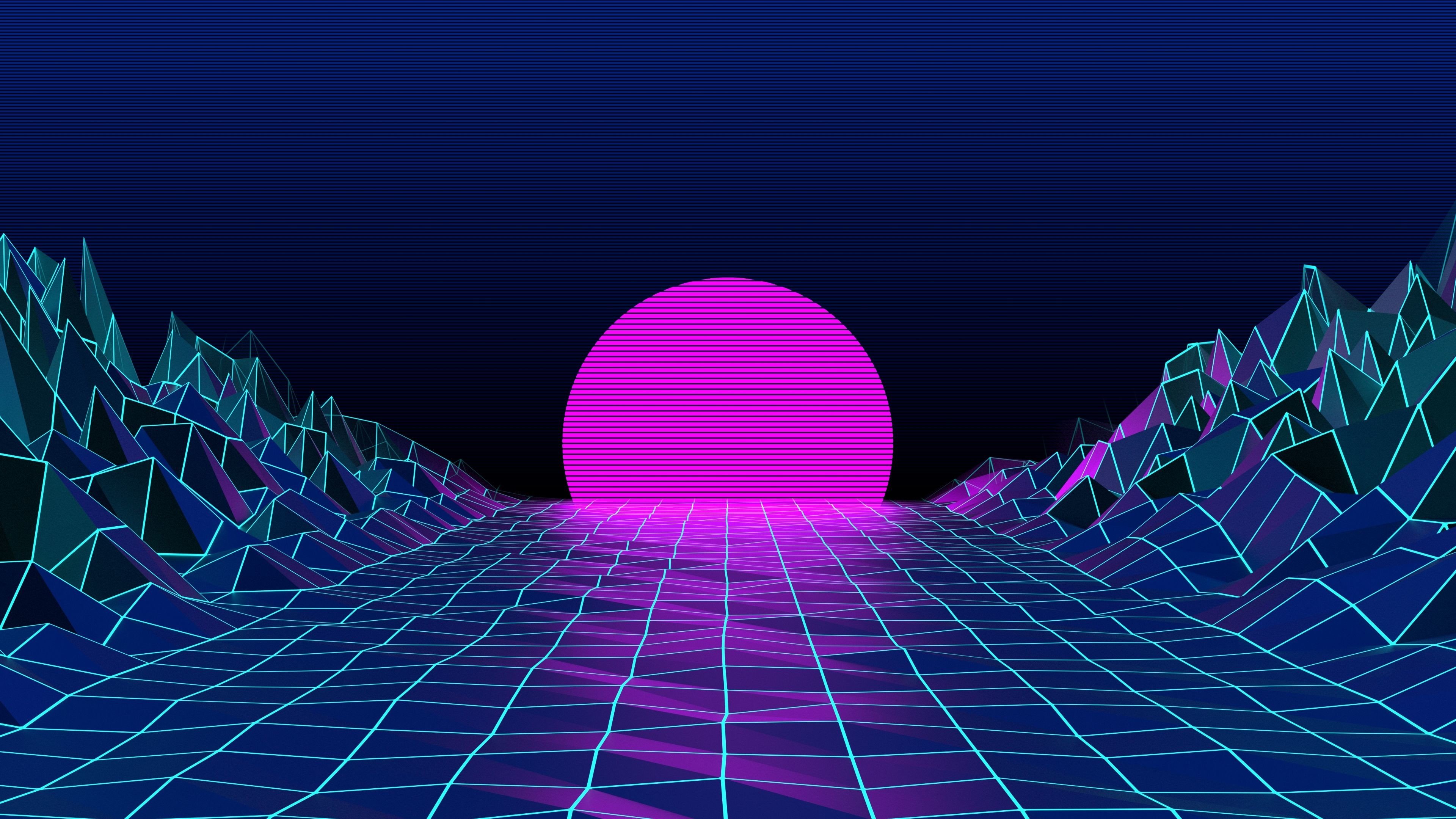 80S Retro Neon Wallpapers