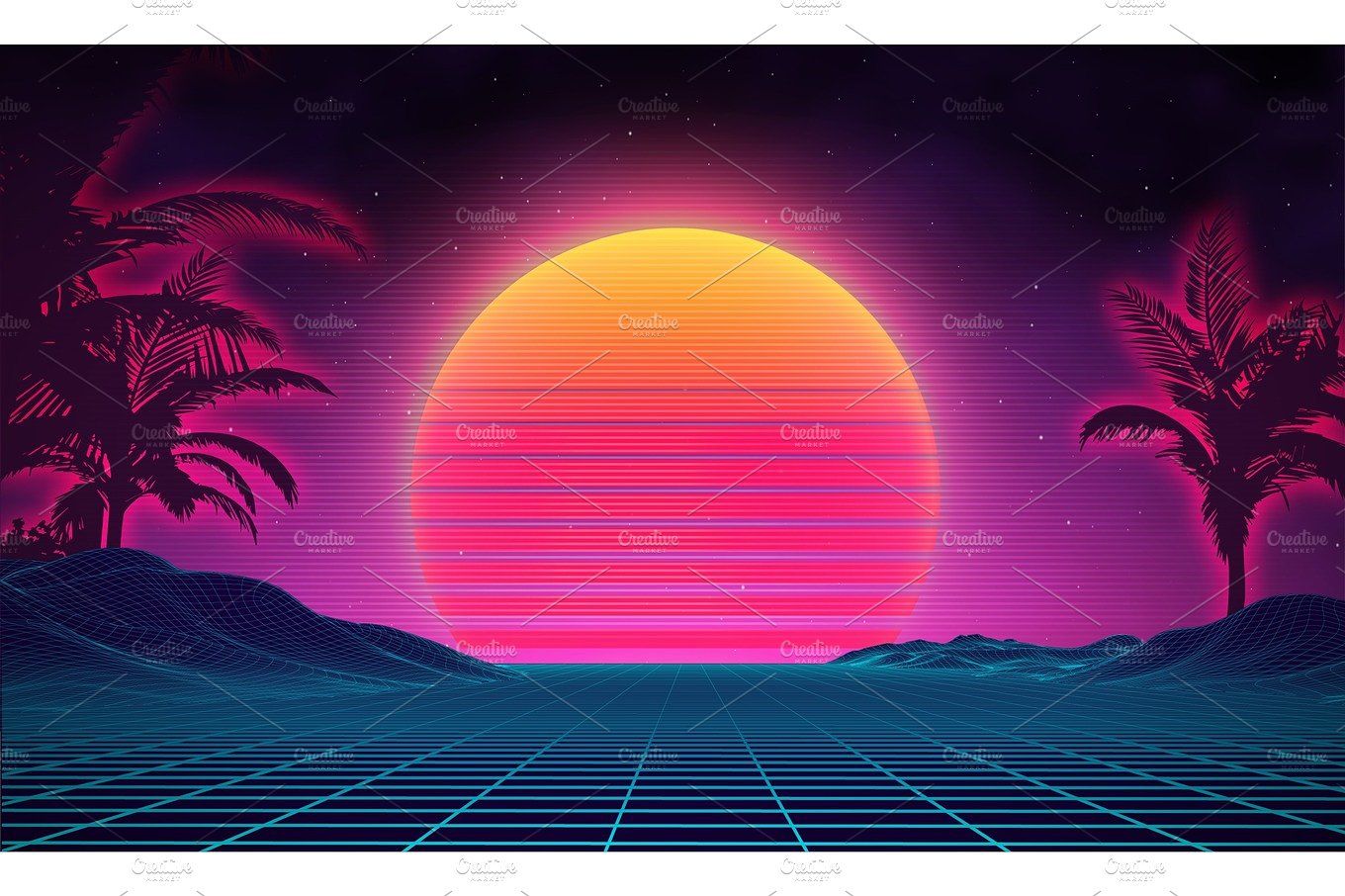 80S Retro Sci Fi Wallpapers