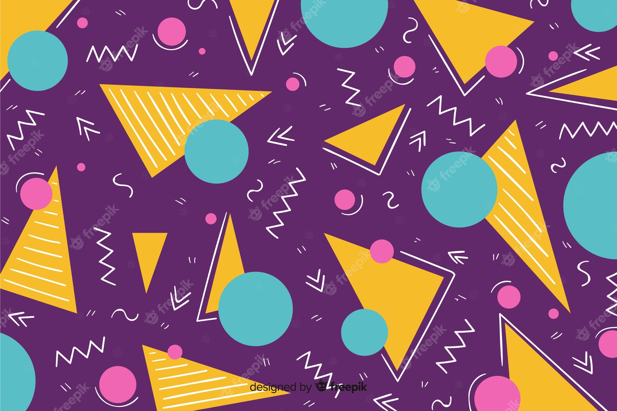 80S Shapes Wallpapers