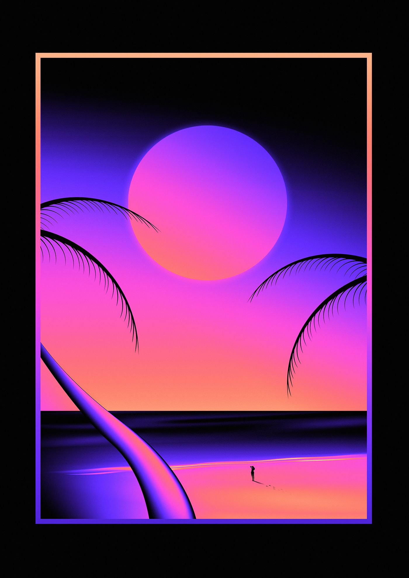 80S Synthwave Retro Iphone Wallpapers Wallpapers