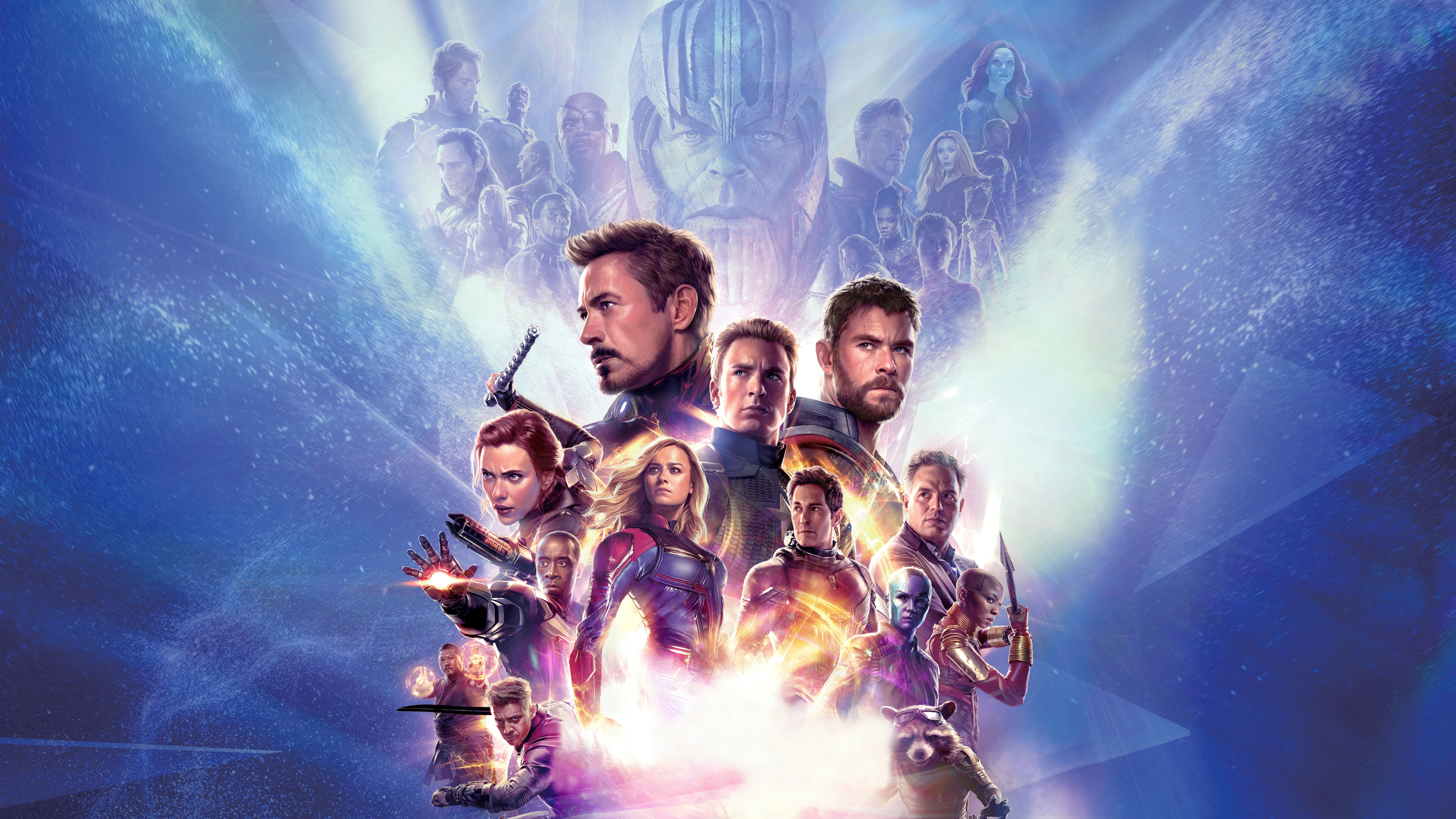 8K Avengers Endgame Poster Wallpapers