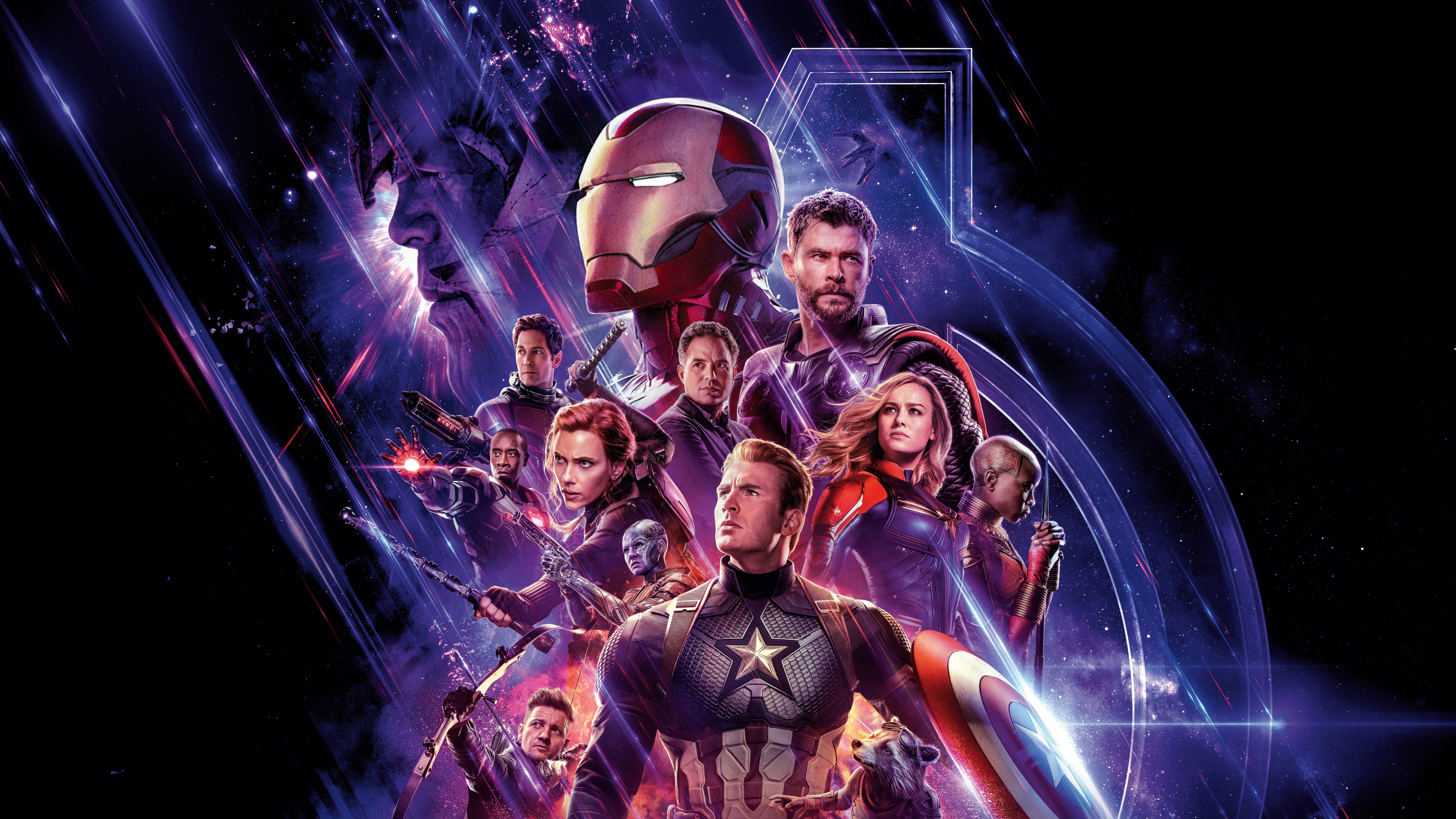 8K Avengers Endgame Poster Wallpapers