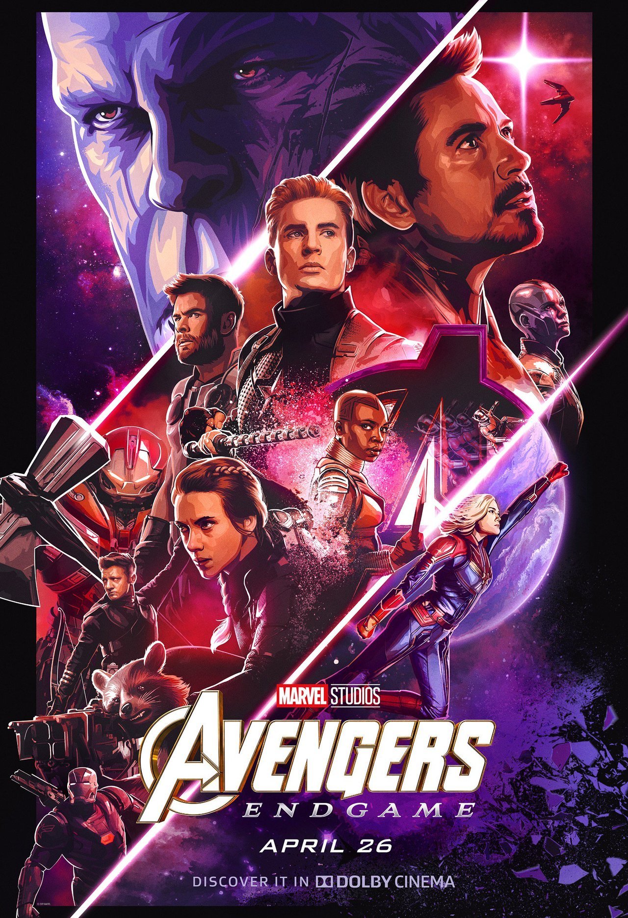 8K Avengers Endgame Poster Wallpapers