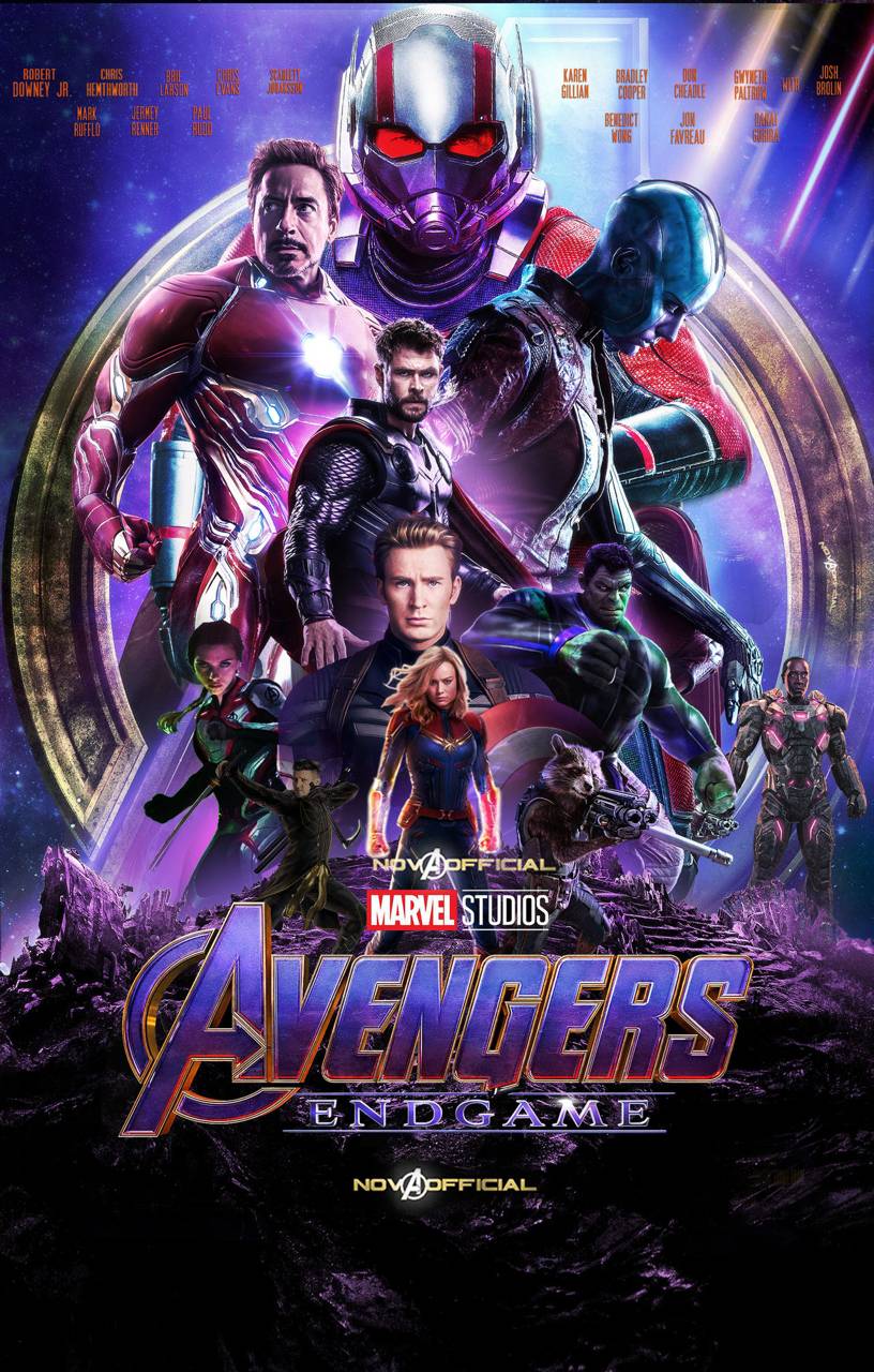 8K Avengers Endgame Poster Wallpapers