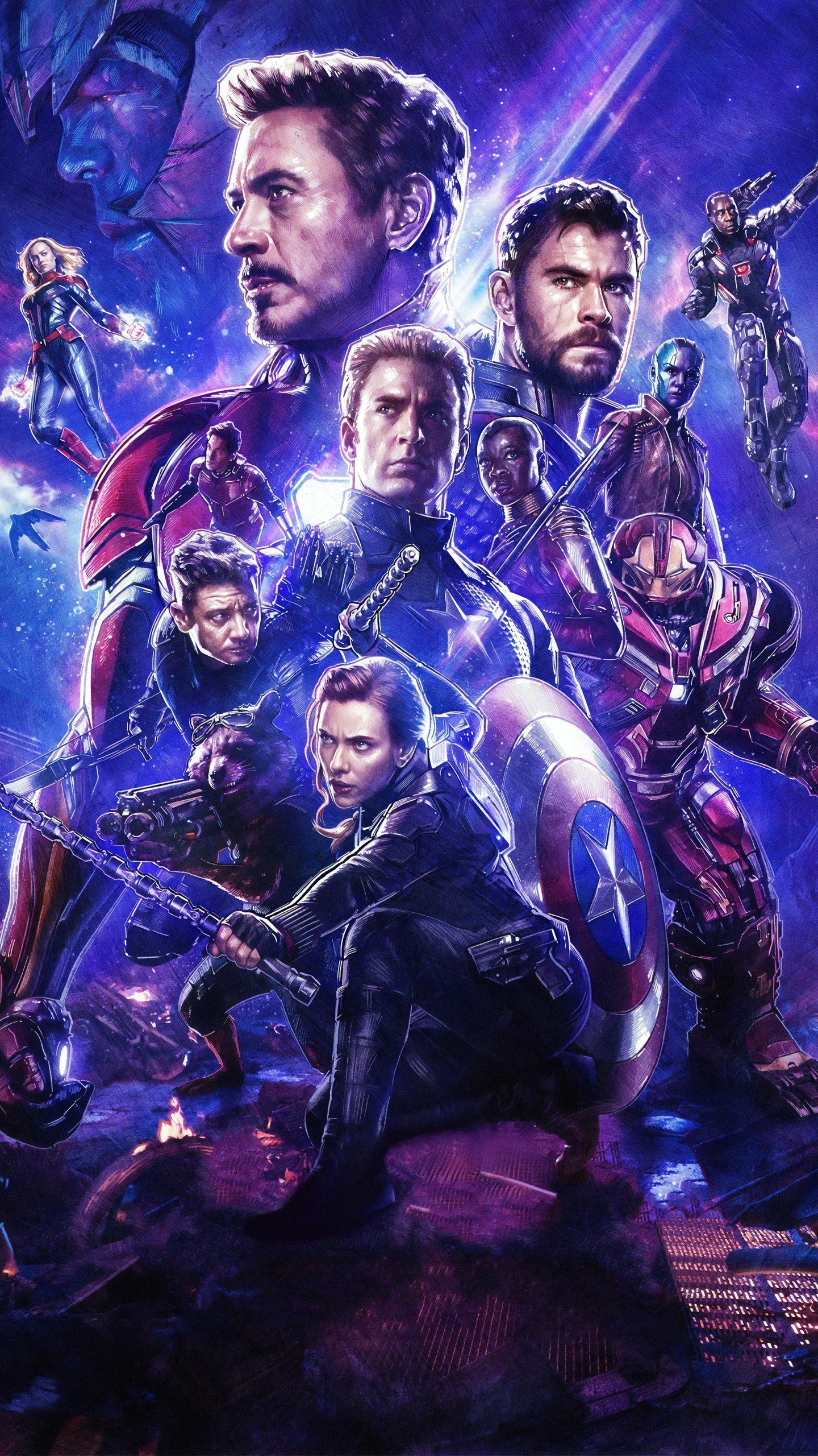 8K Avengers Endgame Poster Wallpapers