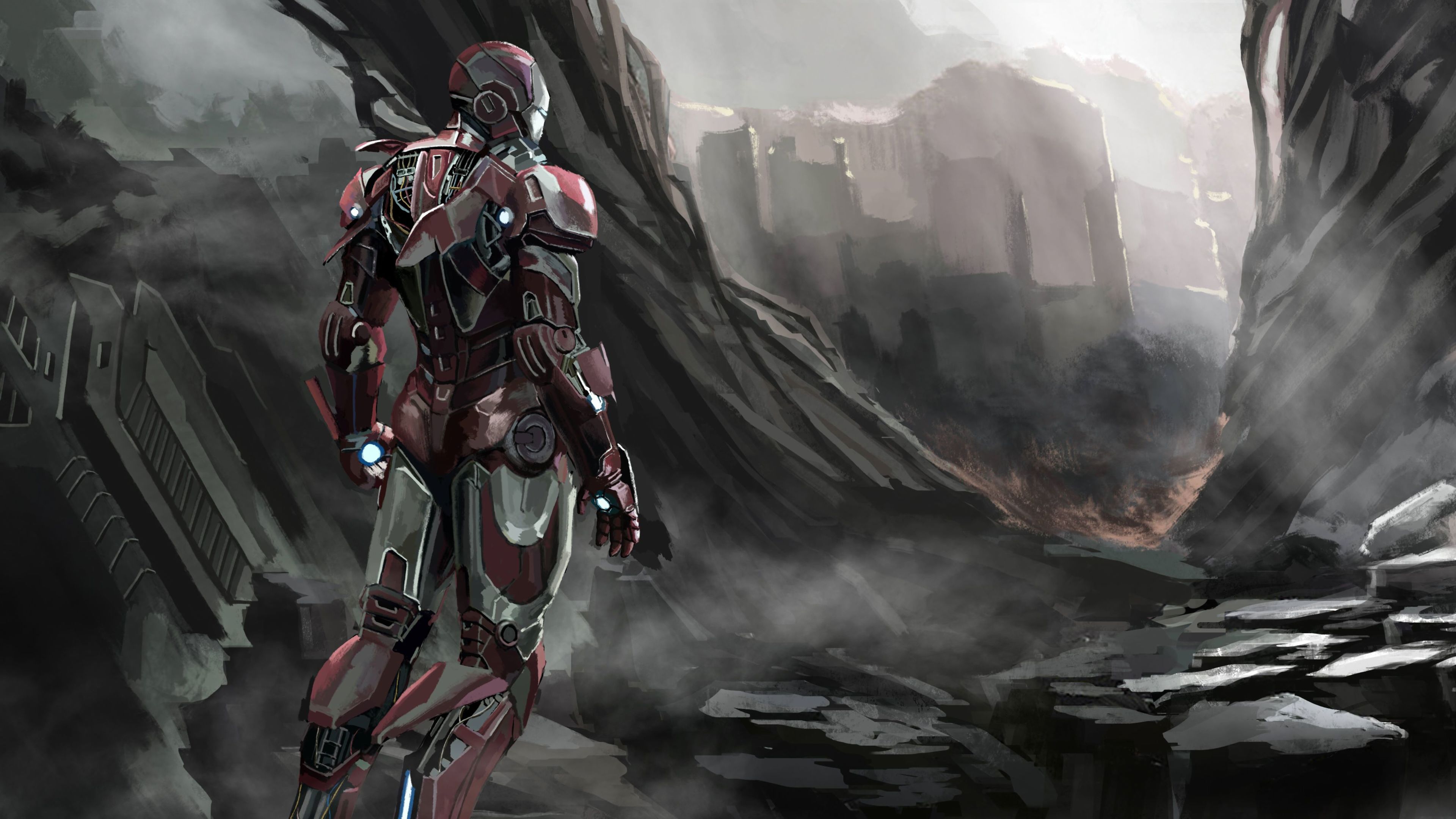 8K Iron Man Art Wallpapers