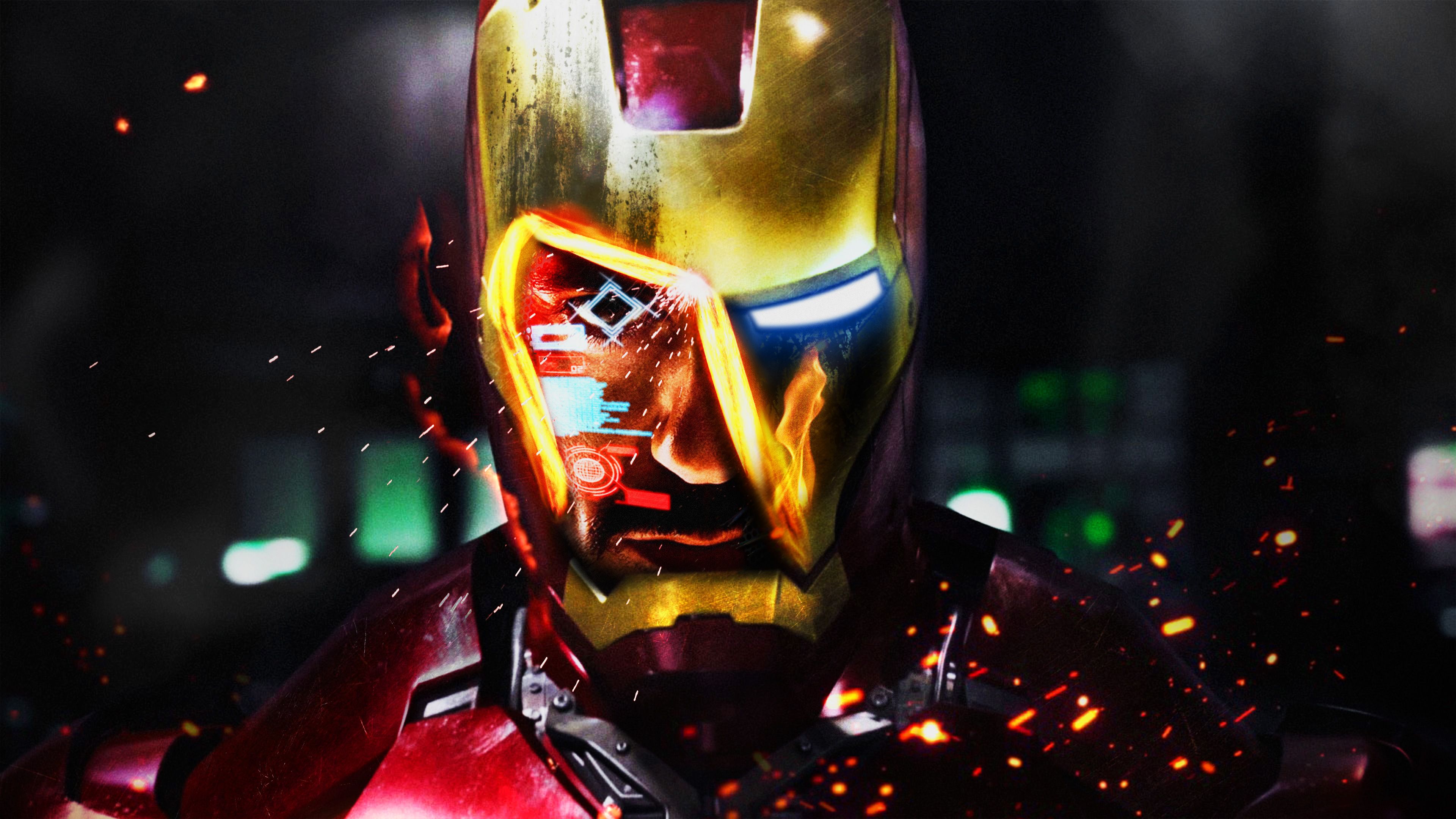 8K Iron Man Art Wallpapers