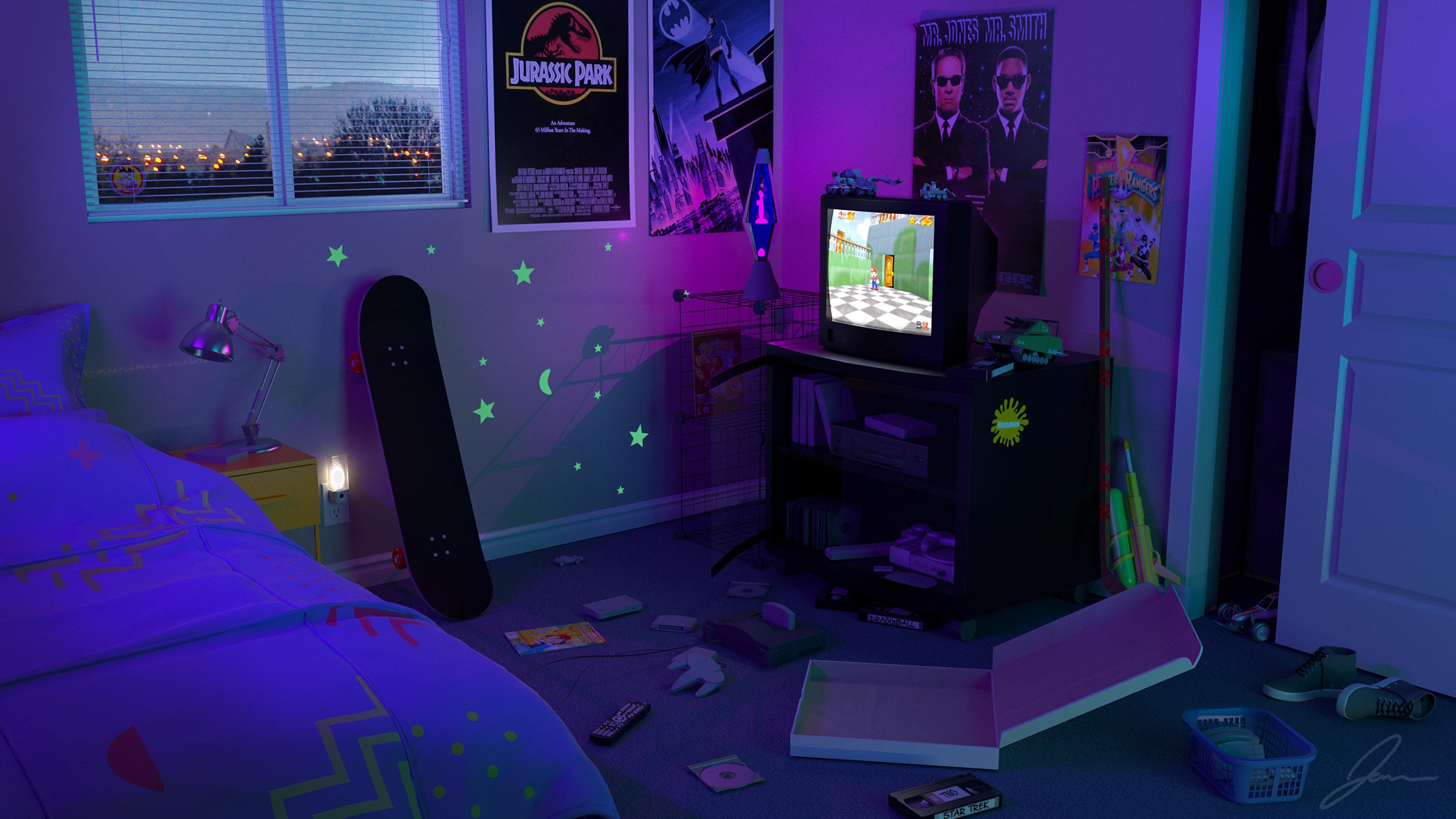 90S Aesthetic Room Wallpapers Wallpapers