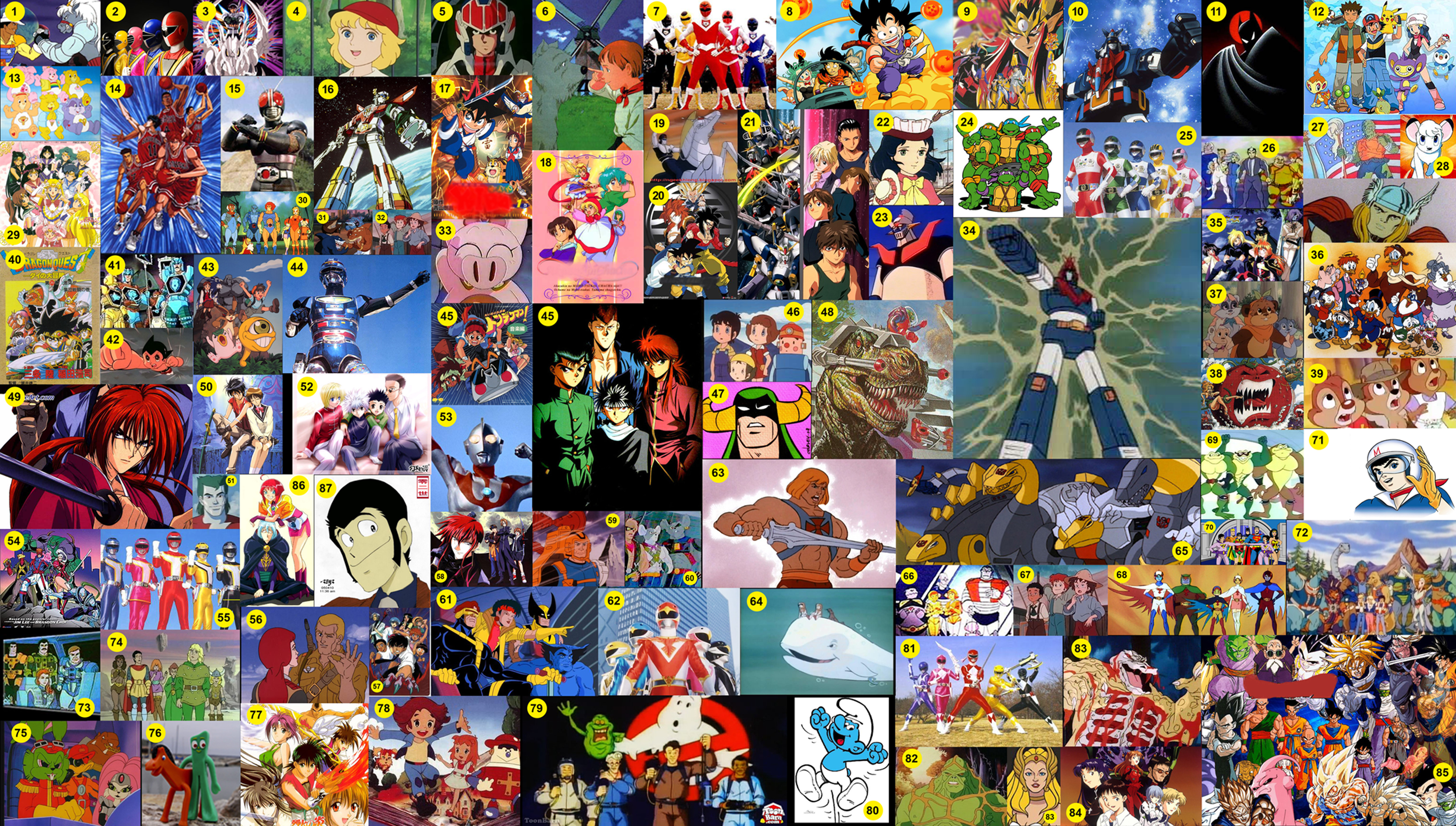 90S Cartoon Desktop Wallpapers