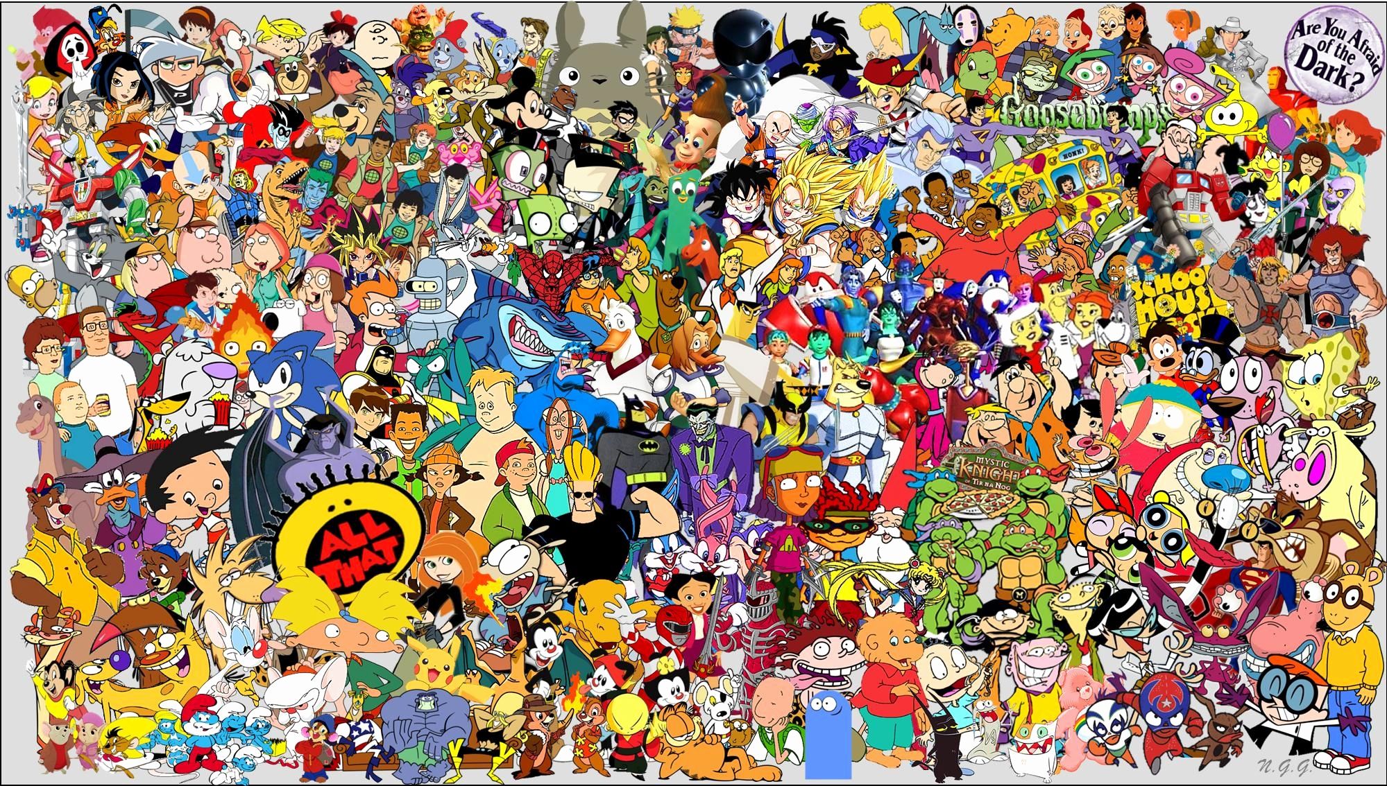 90S Cartoon Desktop Wallpapers