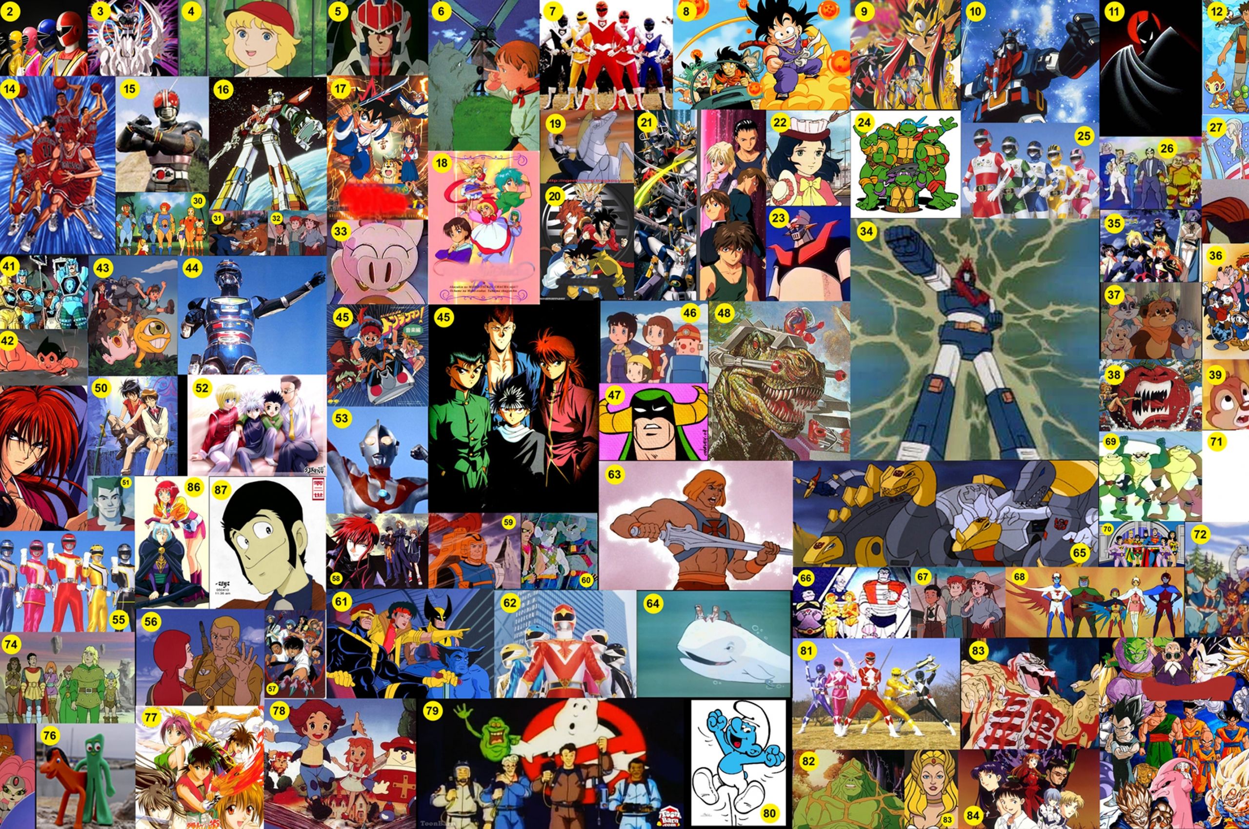 90S Cartoon Desktop Wallpapers