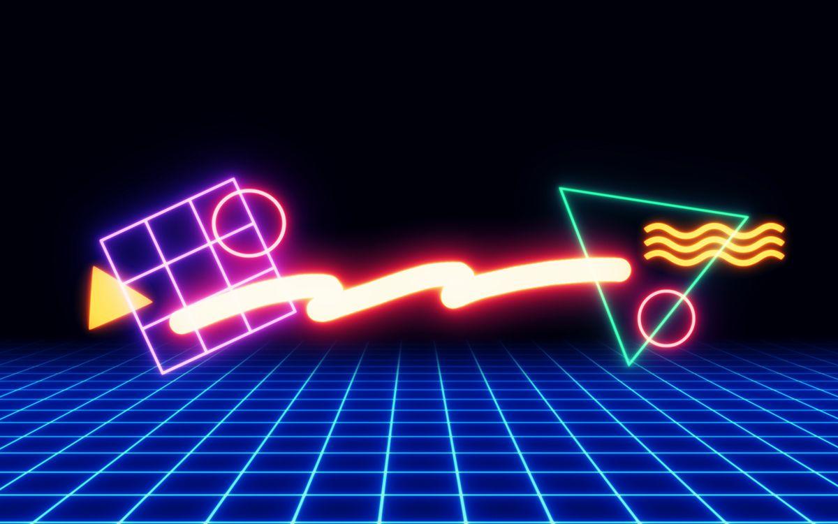 90S Neon Desktop Wallpapers Wallpapers