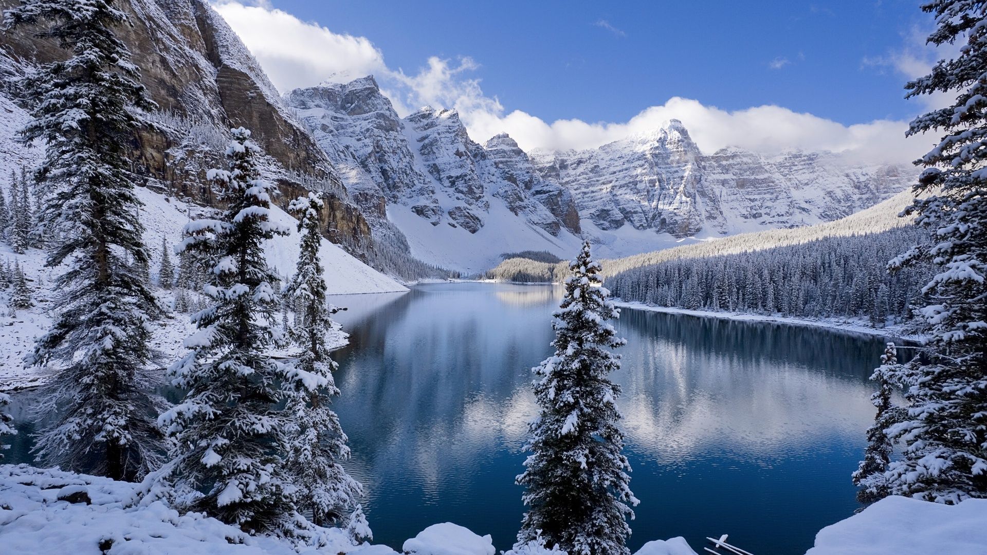 A Mountain Covered In Snow Wallpapers