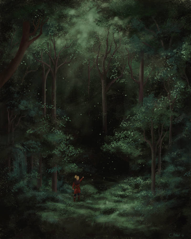 A Mysterious Forest Art Wallpapers