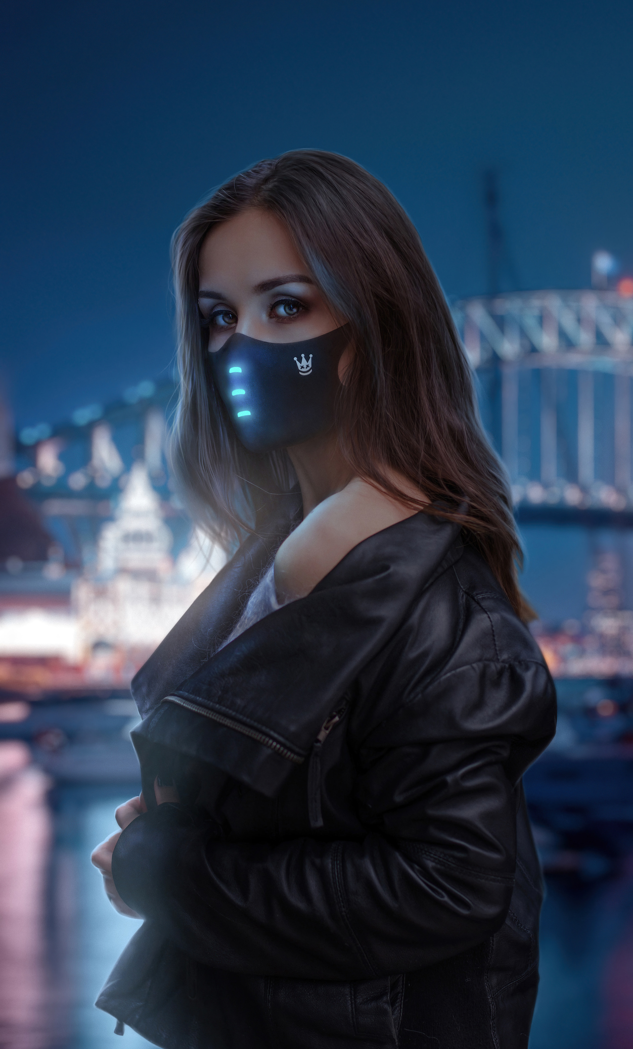 A Woman With A Mask Wallpapers