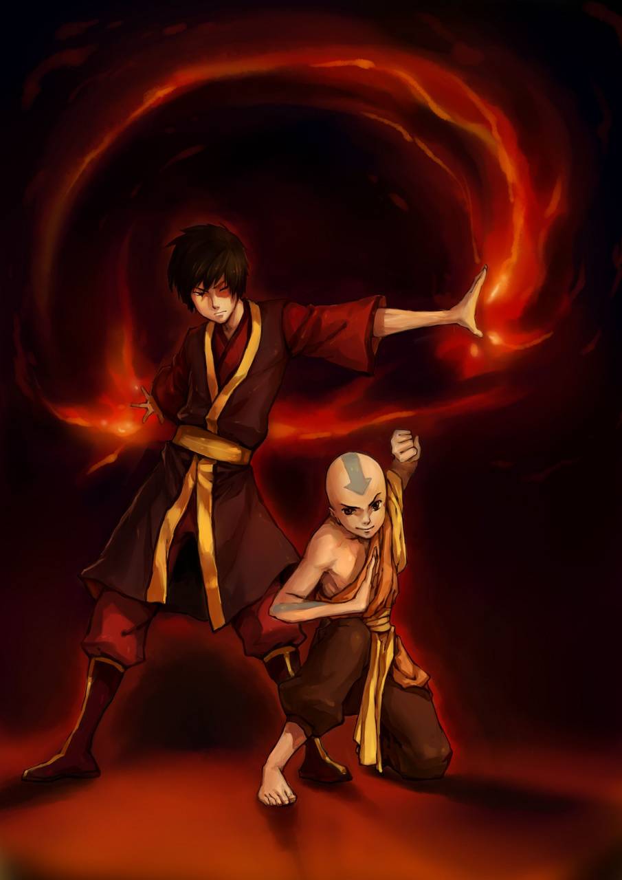 Aang &Amp; Zuko Avatar Wallpapers