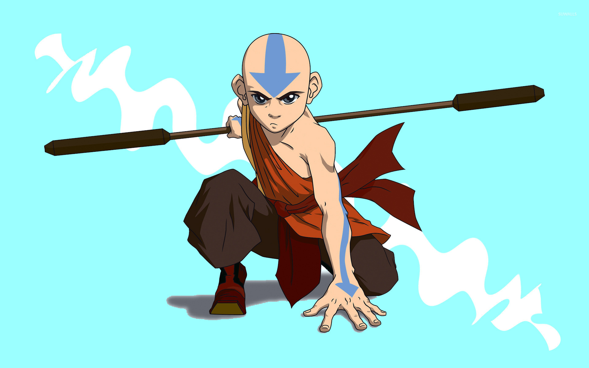 Aang Avatar The Last Airbender Anime Minimal Wallpapers