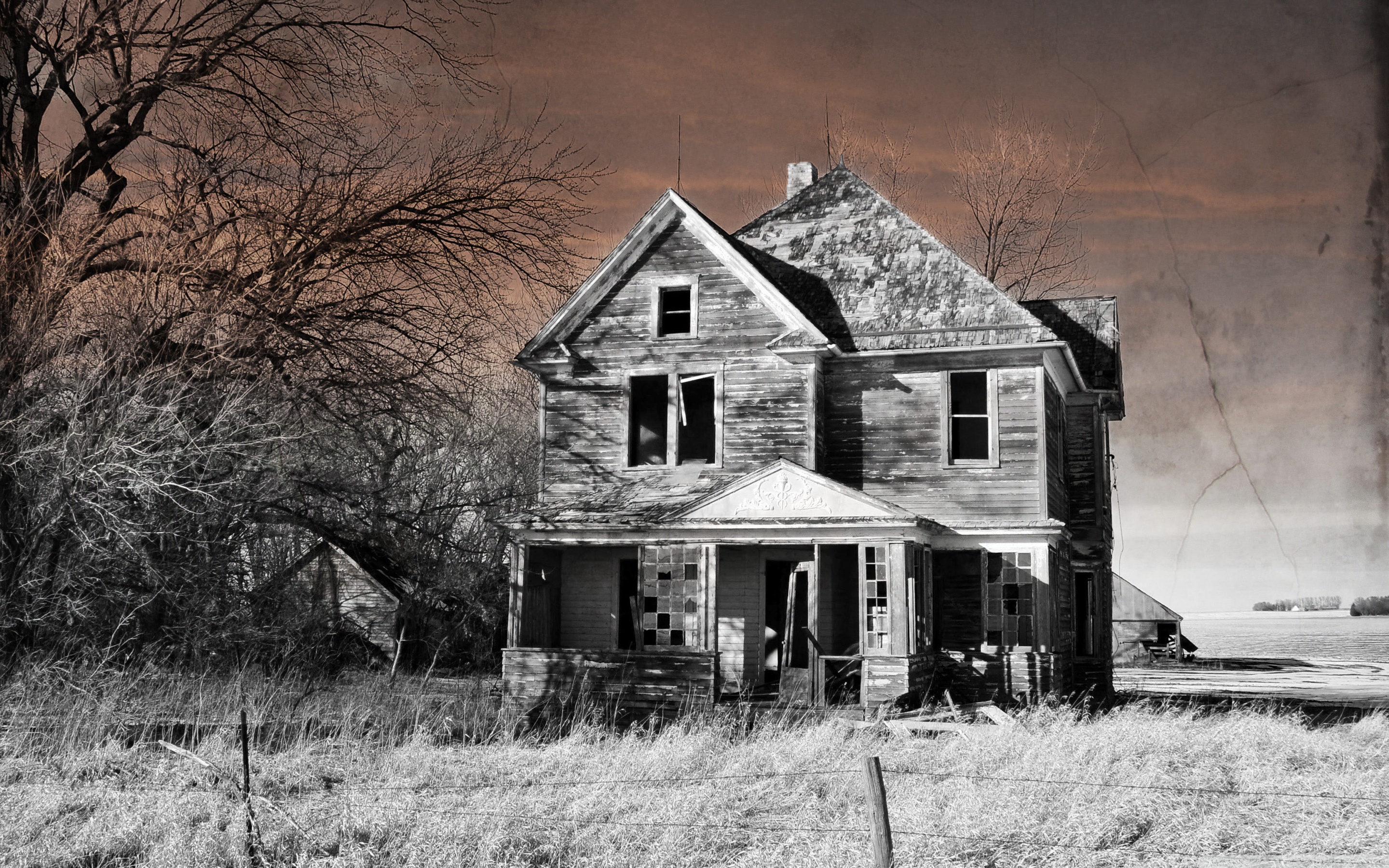 Abandoned House Background