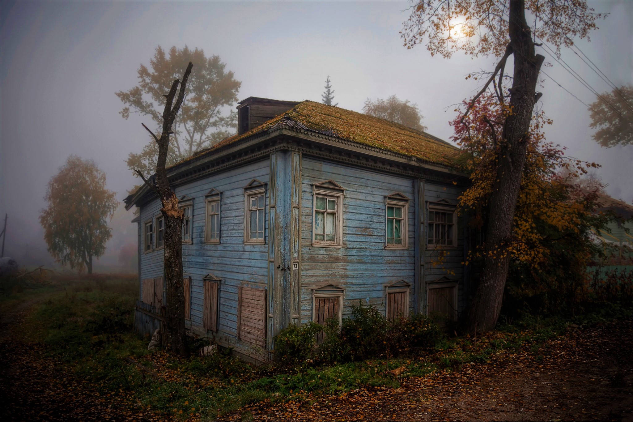 Abandoned House Background