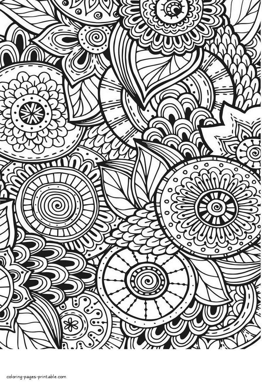 Abstract Adult Coloring Wallpapers