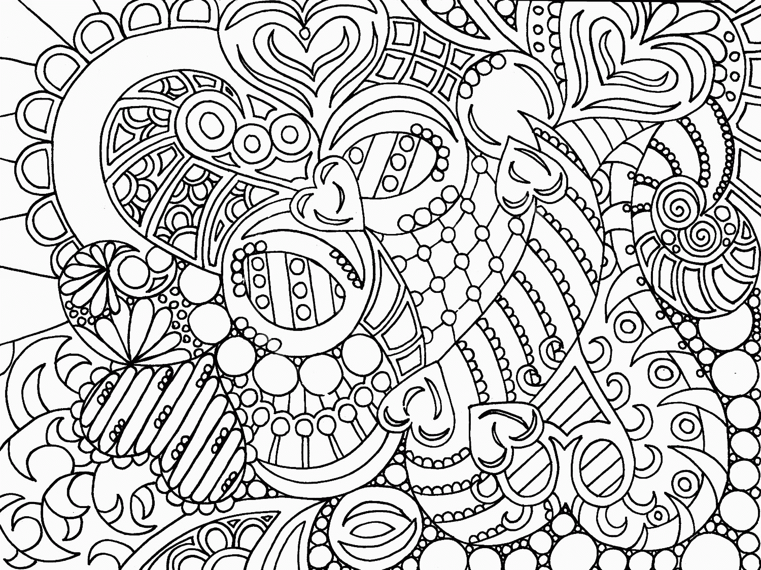 Abstract Adult Coloring Wallpapers