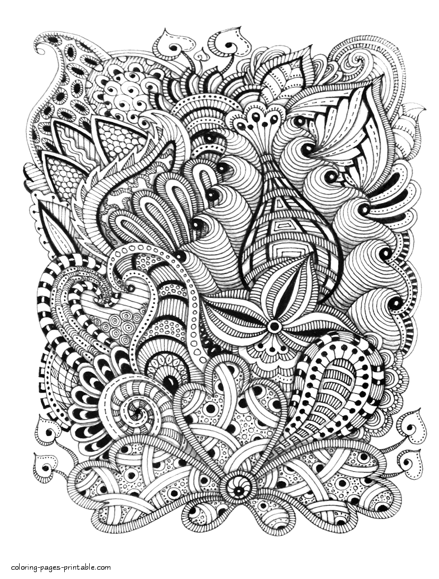 Abstract Adult Coloring Wallpapers