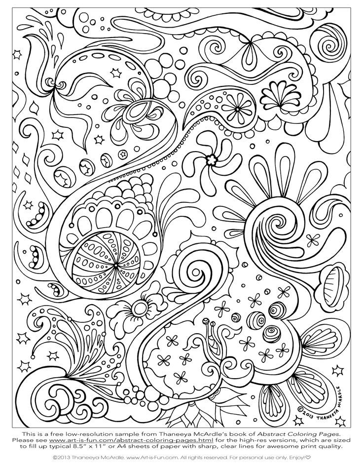 Abstract Adult Coloring Wallpapers