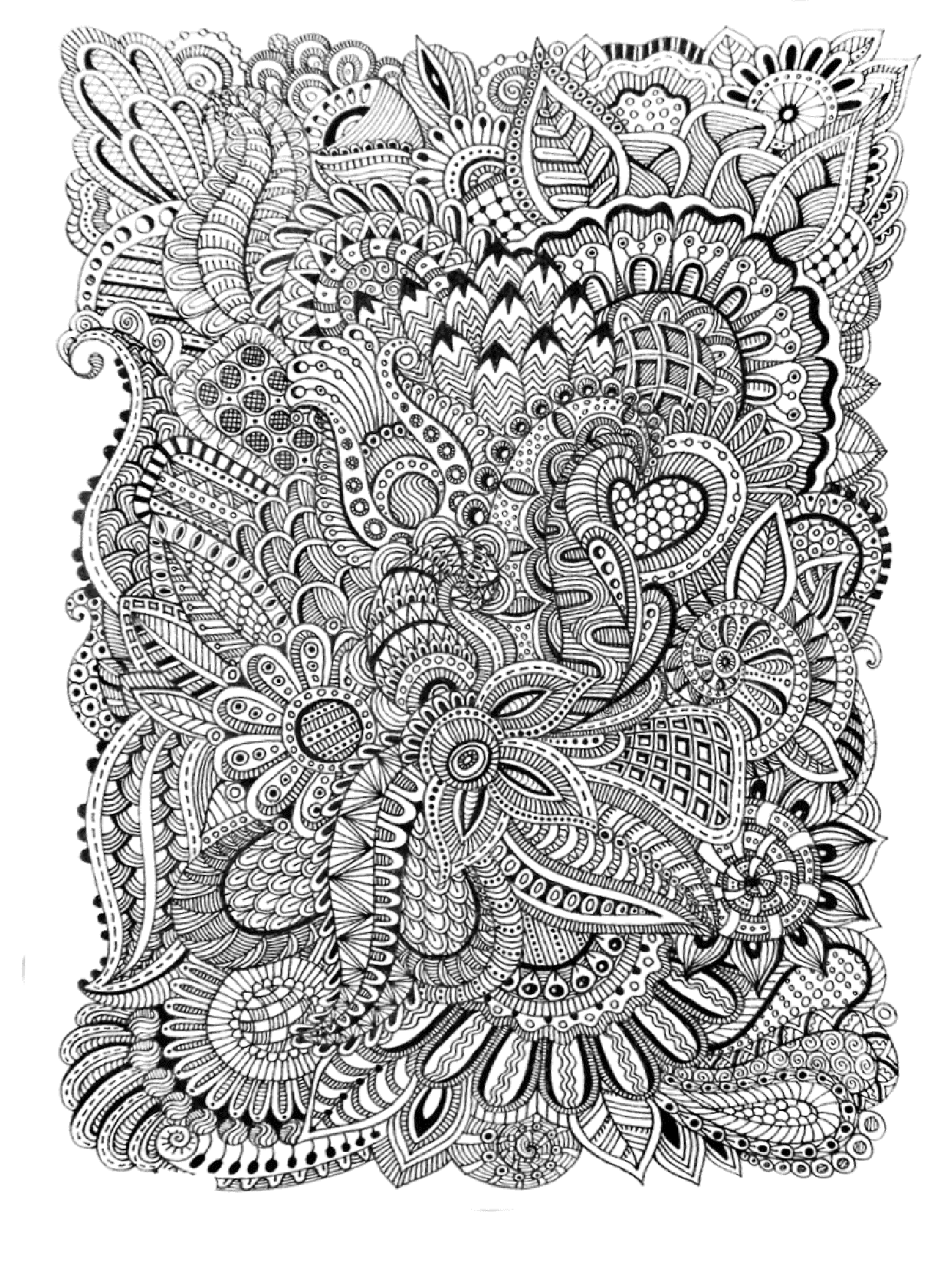 Abstract Adult Coloring Wallpapers