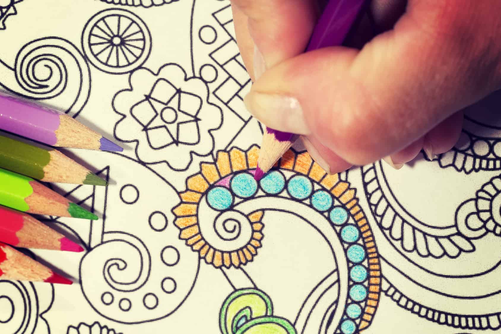 Abstract Adult Coloring Wallpapers