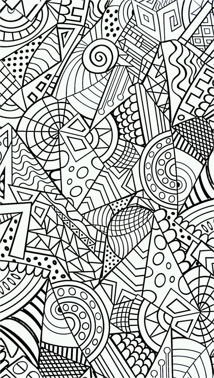 Abstract Adult Coloring Wallpapers