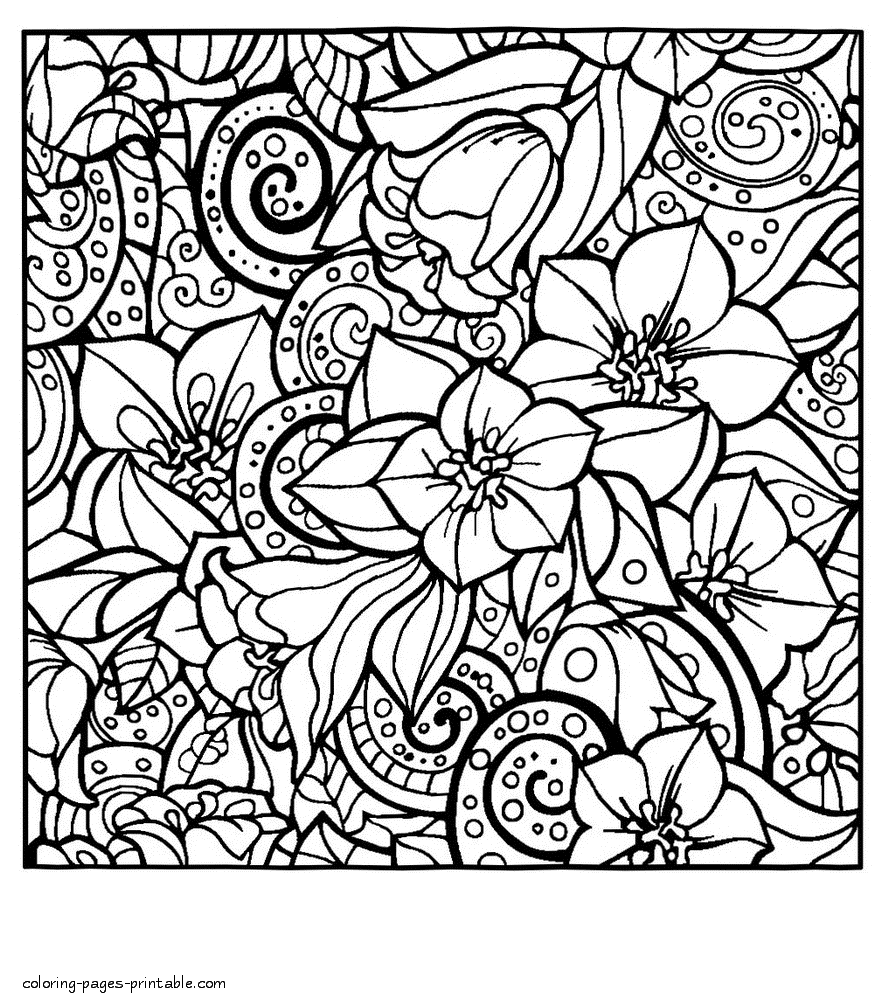 Abstract Adult Coloring Wallpapers