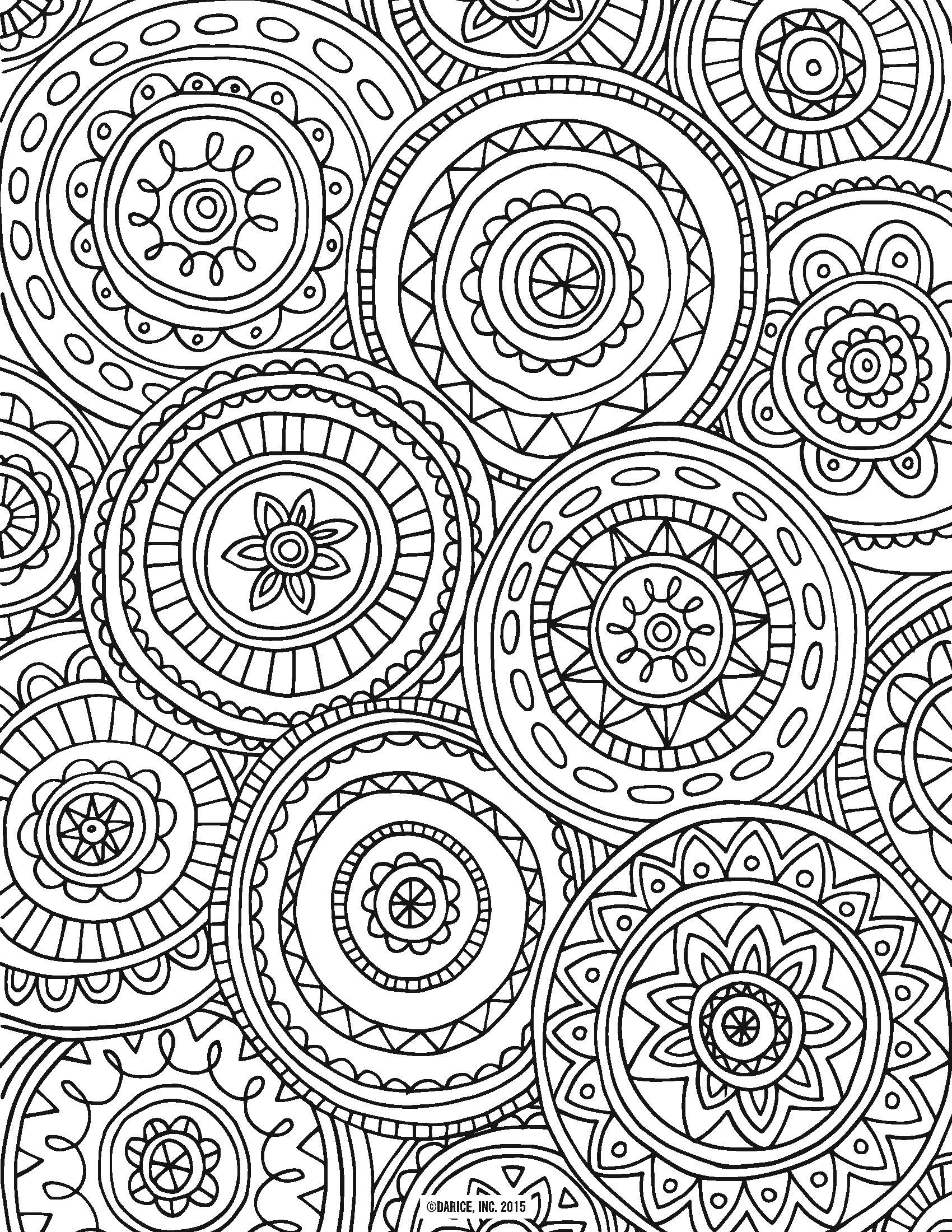 Abstract Adult Coloring Wallpapers