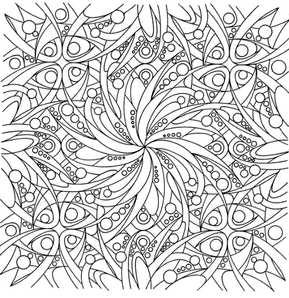 Abstract Adult Coloring Wallpapers