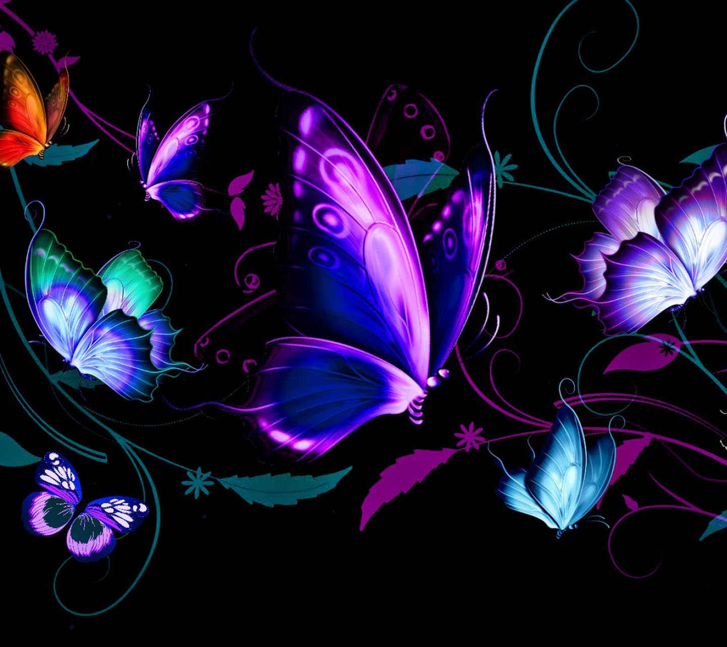 Abstract Butterflies Desktop Wallpapers