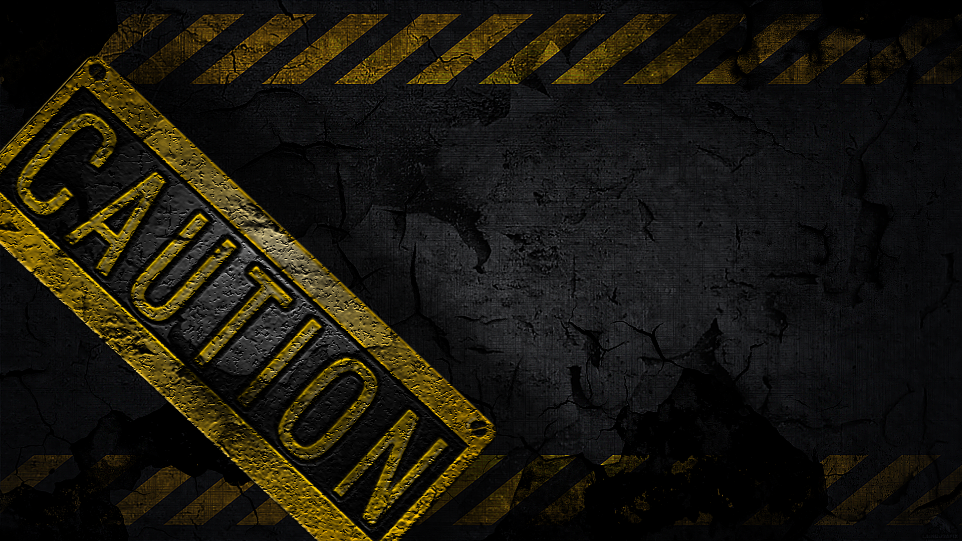 Abstract Caution Wallpapers