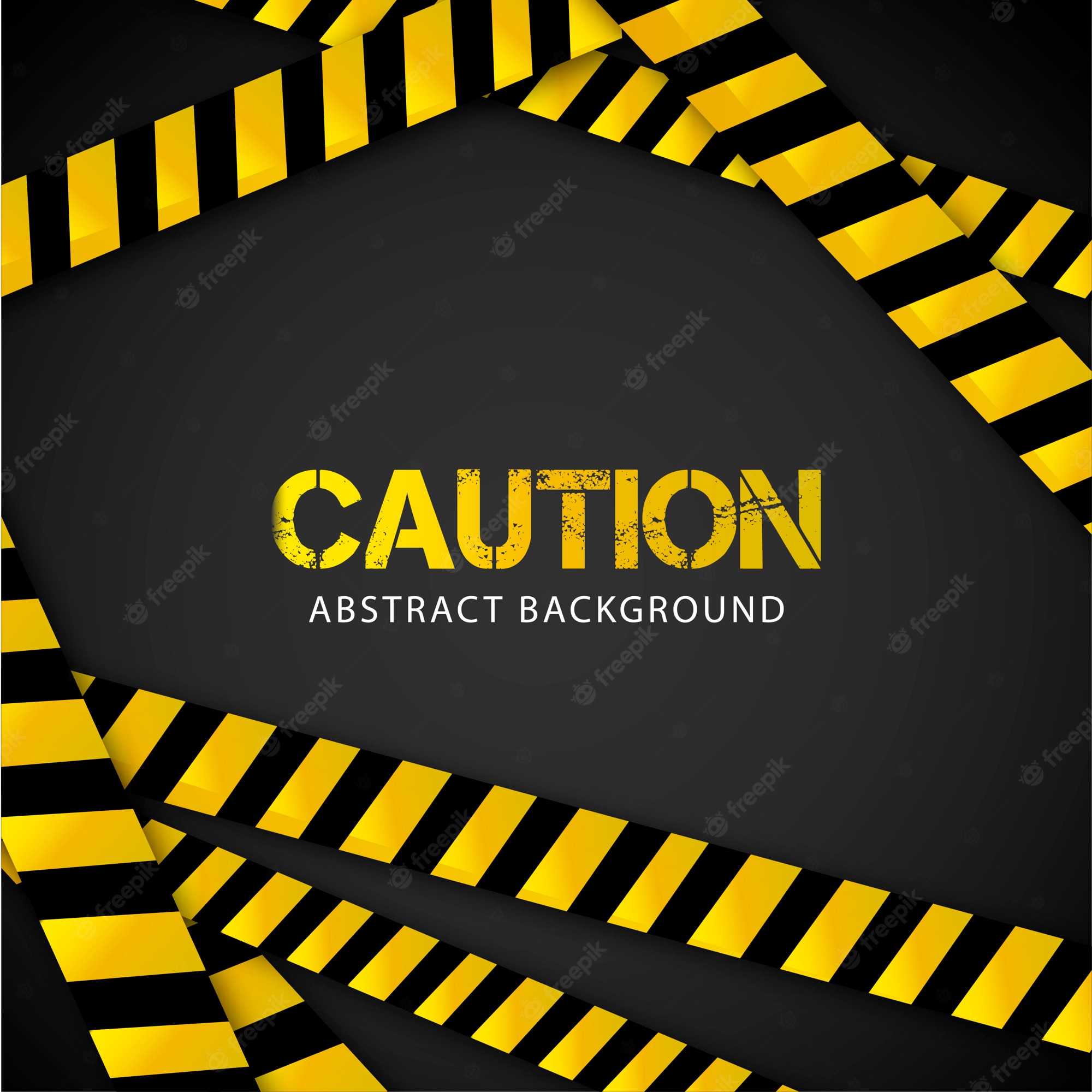 Abstract Caution Wallpapers