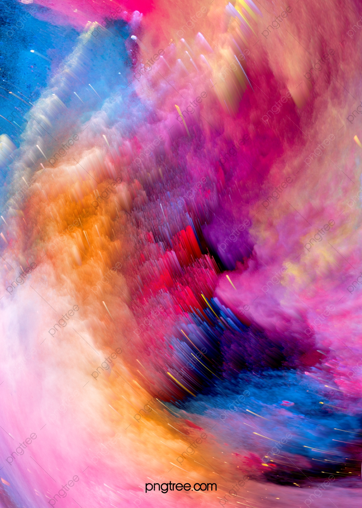 Abstract Color Splash Wallpapers