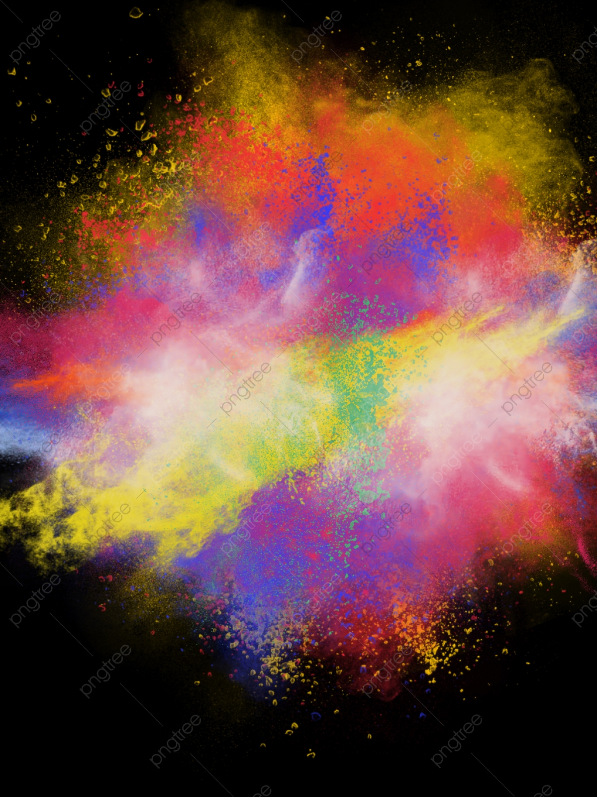 Abstract Color Splash Wallpapers