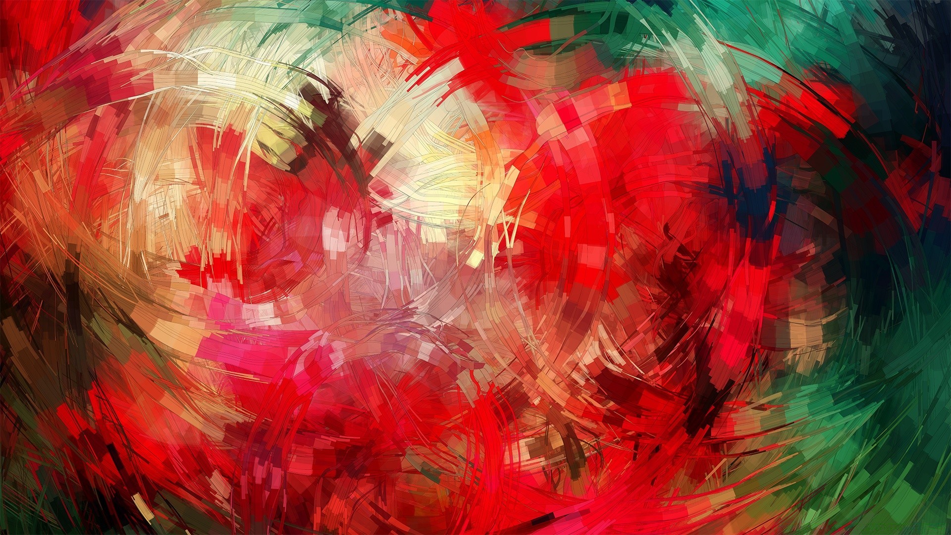 Abstract Color Stroke Wallpapers