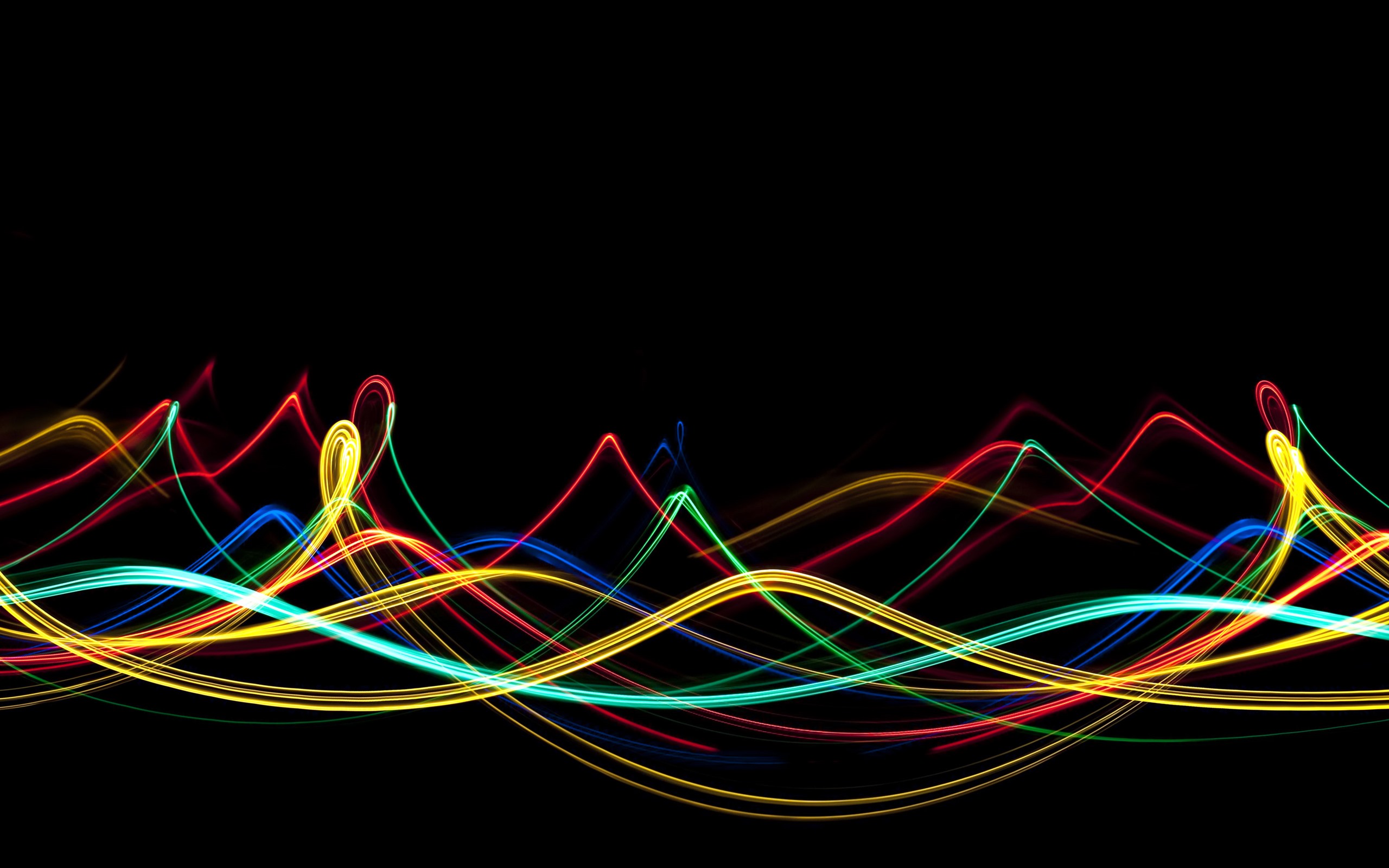 Abstract Colorful Lines Wallpapers