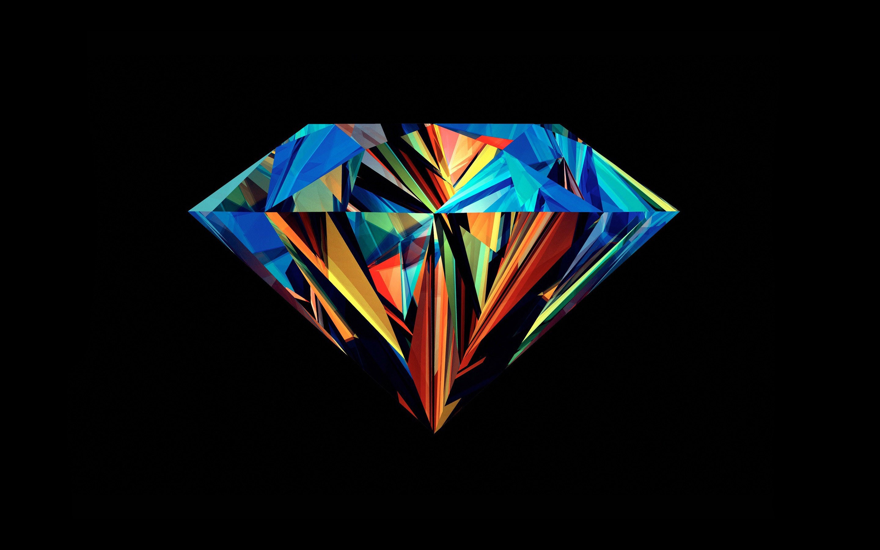 Abstract Diamond Background