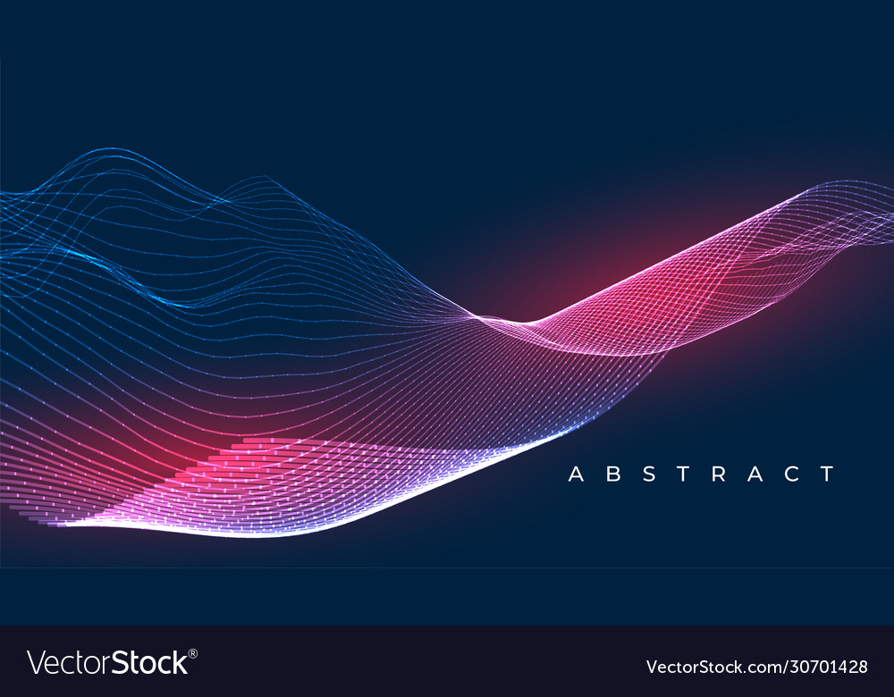 Abstract Digital Wave Wallpapers