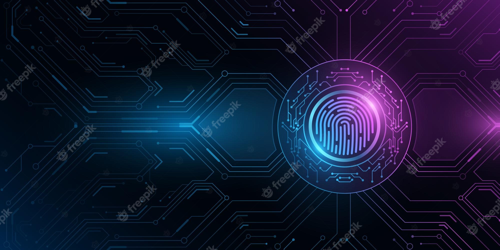 Abstract Finger Print Wallpapers