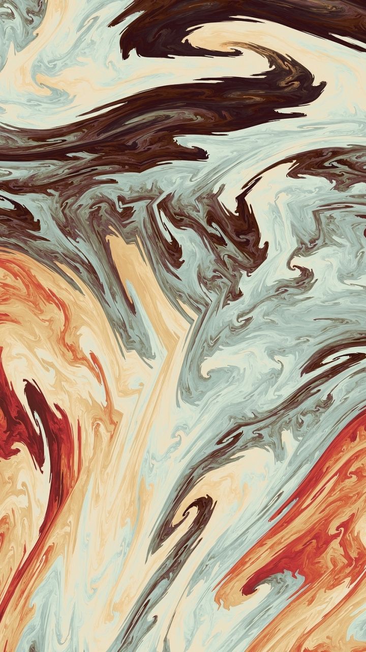Abstract Fire Waves Art Wallpapers