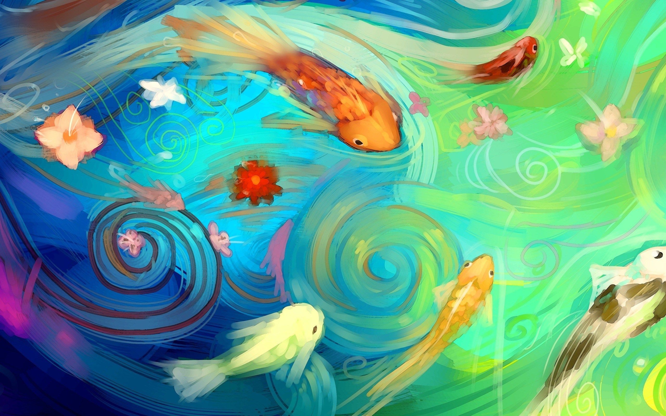 Abstract Fish Wallpapers