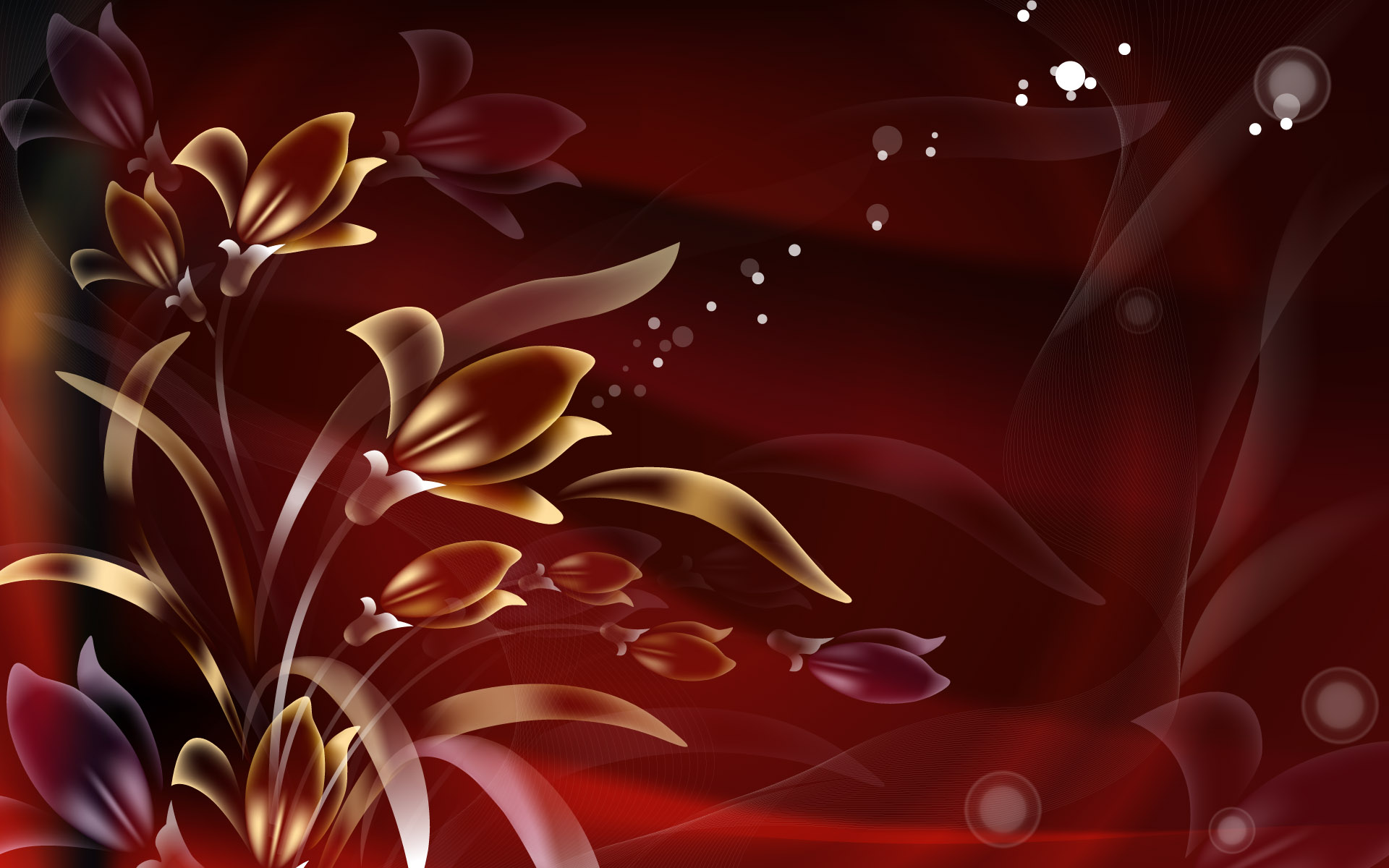 Abstract Floral Desktop Wallpapers